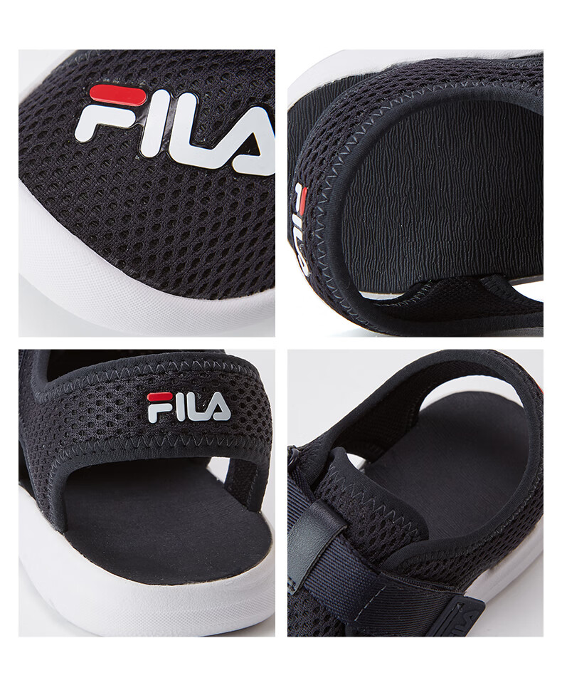 fila斐乐童鞋女童凉鞋2022夏季透气儿童包头男童小童运动凉鞋