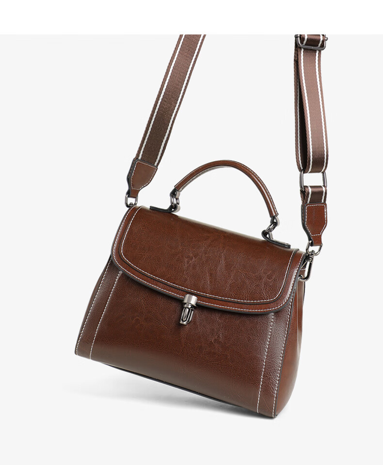 Aiqinghai Leather Handbag, Women's Shoulder Crossbody Tote Bag, Versatile Mom Bag, Practical Birthday And Mother's Day Gift for Mothers 10