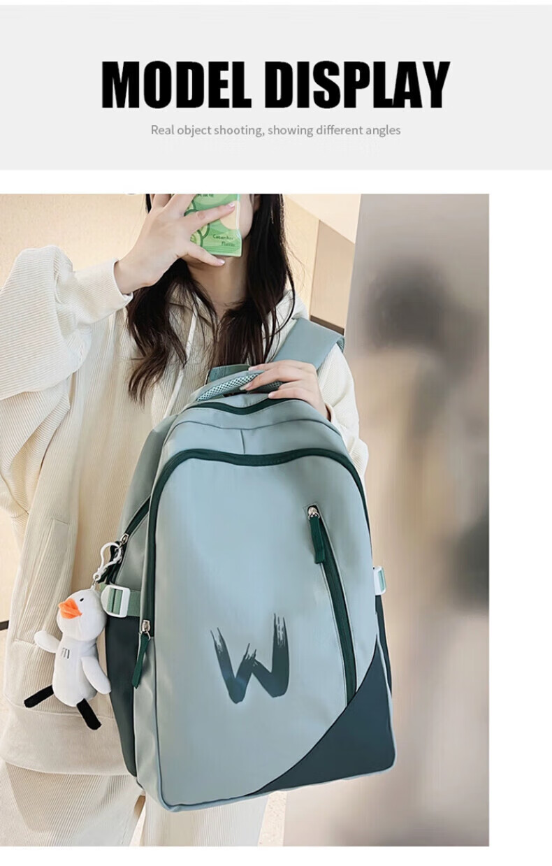 Huili Backpack for Middle School Boys, Stylish Large Capacity High School Student Primary School Elementary School Double Shoulder Bag for Girls And Boys 3