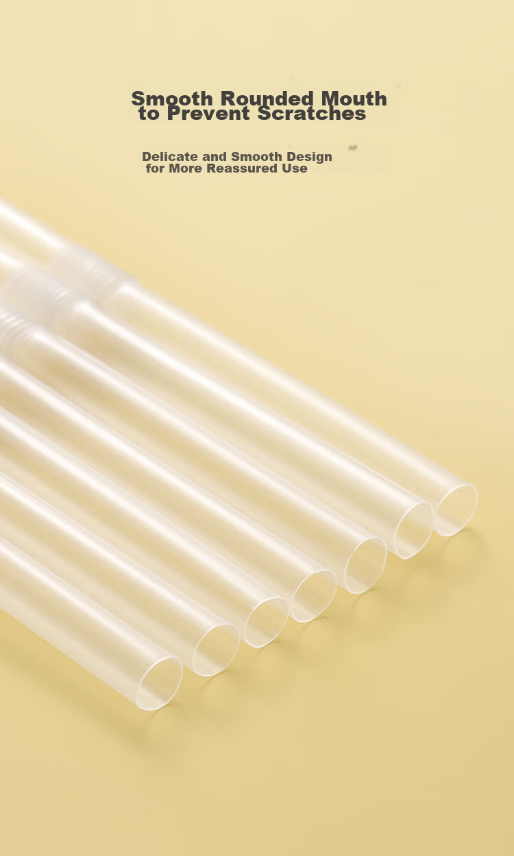 JD Original Disposable Straws, Individually Wrapped, Transparent Bent Straws for Babies And Postpartum Women, Food-Grade Contact Straws [300 Pieces] 12