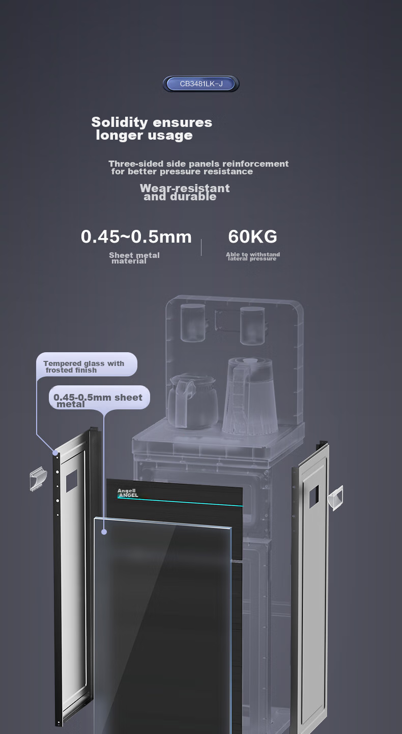 Anjier Tea Bar Machine for Home Use, High-End Living Room Water Dispenser And Boiler, All-In Cooling And Heating System, Bottom-Loading Automatic Constant Temperature Bottled Water Direct Drinking Machine 3481 16