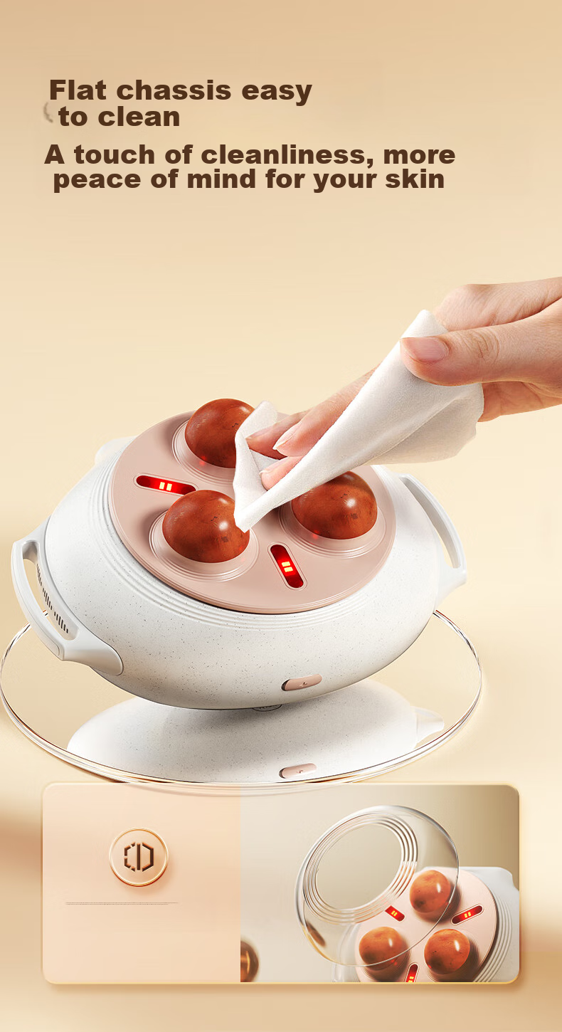 Keaiyuansu Small Suspended Pot, Stone Abdominal Massager, Automatic Stomach And Intestine Massager, Automatic Belly Kneading Device, Peristaltic Weight Loss Aid, Bowel Movement Promoter 30