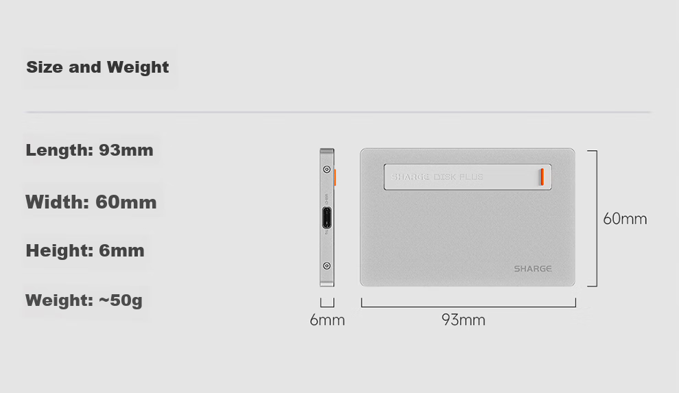 SHARGE Magnetic Hard Drive Enclosure with Bend Cable, USB-C to USB-C Data Transfer, Compatible with Apple IPhone 16, Mobile Phones And Mac Computers 21