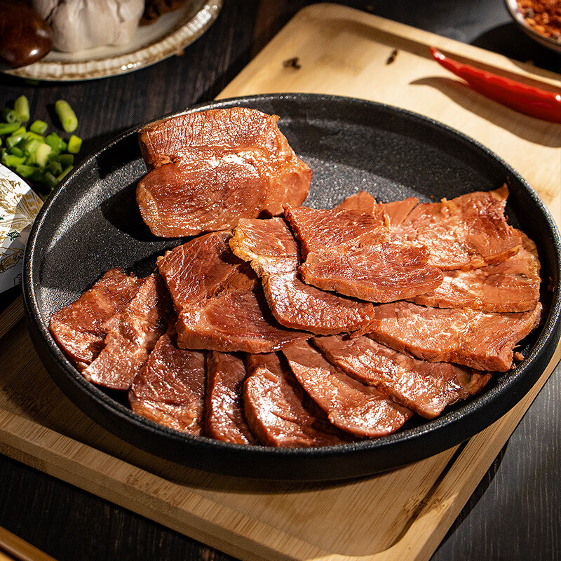 月盛斋 清真牛肉 中华老字号 酱卤牛肉熟食早餐 老汤牛肉200g 开袋即食