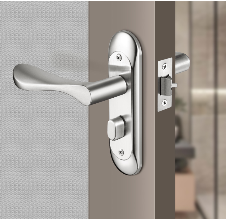 Fly.Globe Interior Door Lock Single Latch Stainless Steel Model B Grade Self-Installation Universal Door Lock FQ-AE86 17