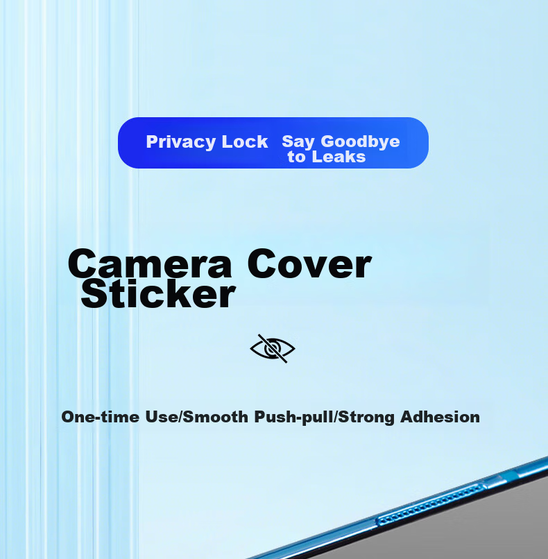 Masentek Camera Privacy Cover, Phone Laptop MacBook Tablet Front Camera Anti-Peeping Protective Sticker, Suitable for Huawei Apple HP Lenovo 2