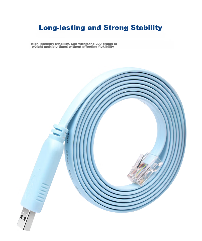 KSRGB USB to Console Debug Cable, H3C Configuration Cable for Tenda H3CTP-LINK Switch Router, 3 Meters (PL2303 Chip), KS-D 10
