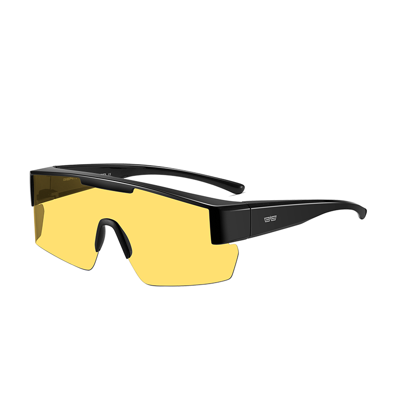 CAPONI Photochromic Polarized Myopia Sunglasses Clip-On for Men And Women, Night Vision Cycling Glasses, Day And Night Dual-Use Sunglasses, Night Anti-Glare