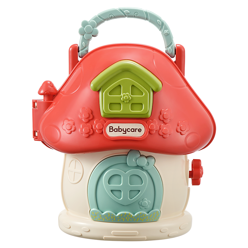 Babycare &bctoys Mushroom House Toy, Girl's Birthday Gift, Mini Pretend Play Realistic House, Children's Dollhouse