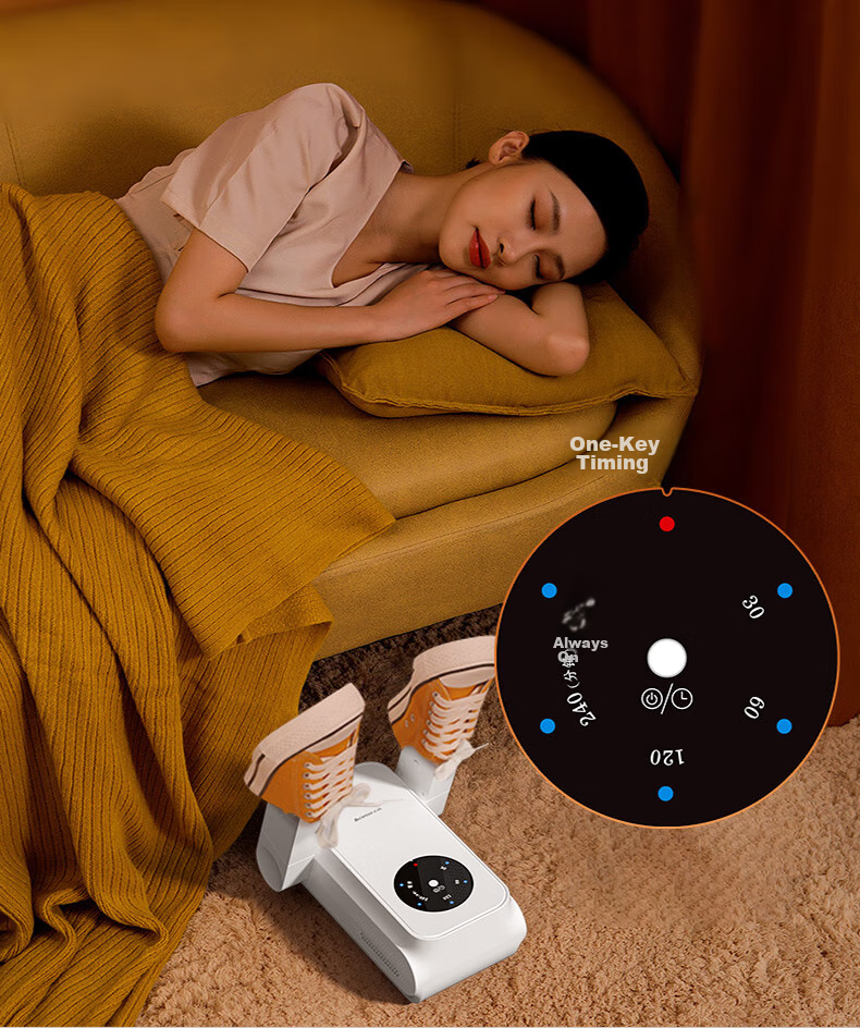 CHIGO Shoe Dryer, Warm Shoe Device, Timer with UV Light for Sterilization And Deodorization, Shoe Drying Machine, Shoe Baking Ove 16
