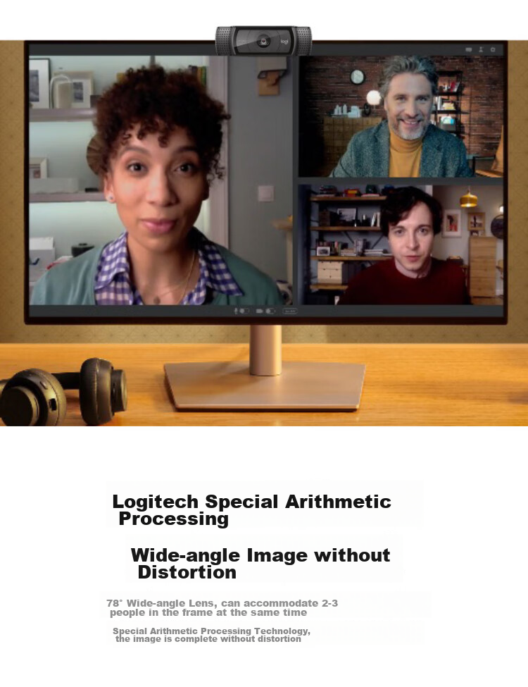 Logitech C920 Pro Enterprise-Grade HD Webcam for Computer, Live Streaming Camera for Influencers, Built-In Microphone [Order Bonus] 6