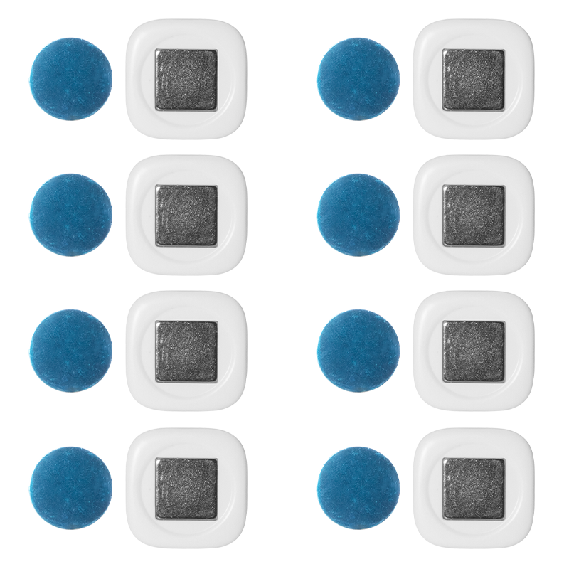 Lanjiaoluo Magnetic Suction Cups for Wall-Mounted Remote Controls, TV And Air Conditioner Hooks, No Drilling Required, Strong Adhesive Storage, Pack of 8