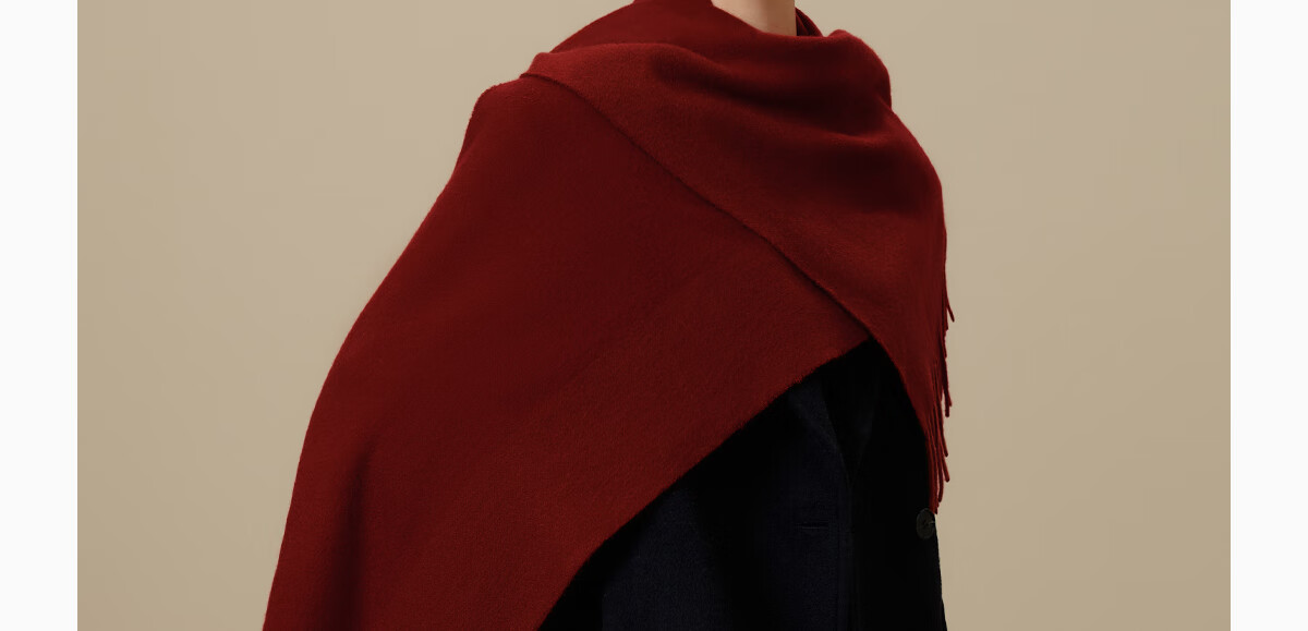 Wanshili Cashmere Scarf, Autumn And Winter Warm Neck Warmer, Fashionable Shawl for Men And Women, Gift for New Year And Holiday Season, Gift Box - Fenghua Ji 36
