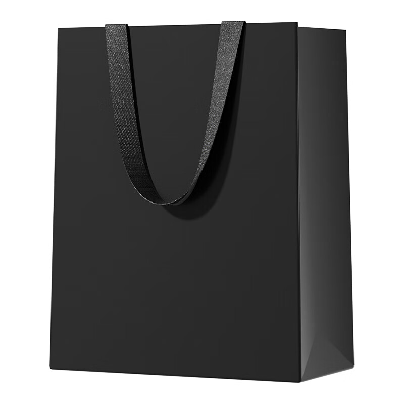 New Black Gift Bag Birthday Gift Bag Housewarming Opening Meeting Favor Bag Handbag Pastry Takeout Business Bag
