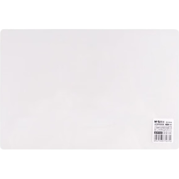 M&G 16K Transparent Frosted Writing Pad Exam Mat Calligraphy Practice Student Writing Pad Stationery ADB98308 Pack of 5
