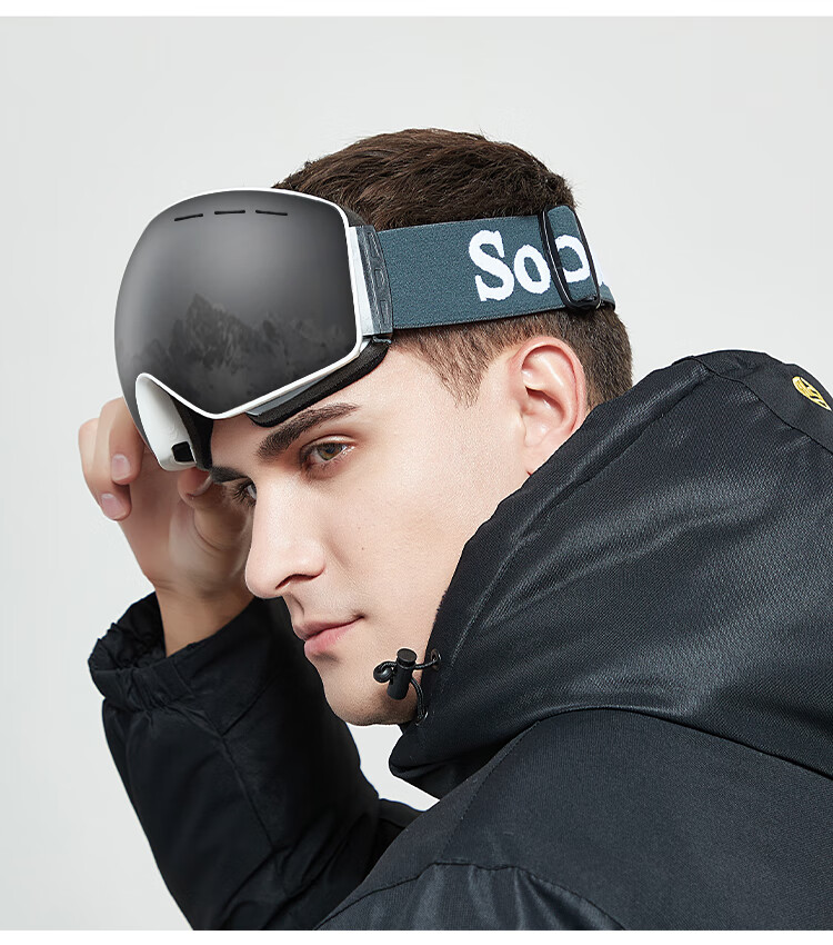 SooGree Ski Goggles for Adults, Anti-Fog Ski Glasses for Men And Women, Double-Layer Wearable with Prescription Lenses, Skiing Equipment for Mountaineering 19