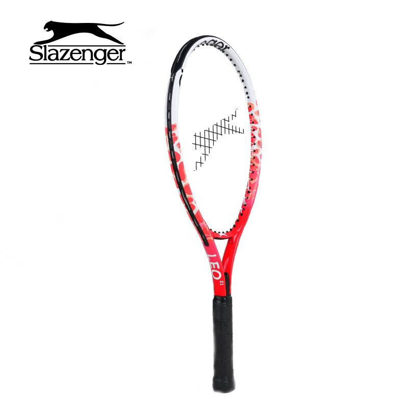 Slazenger Children's Youth Practice Carbon-Aluminum Composite Tennis Racket, Leo21 Inches, Red