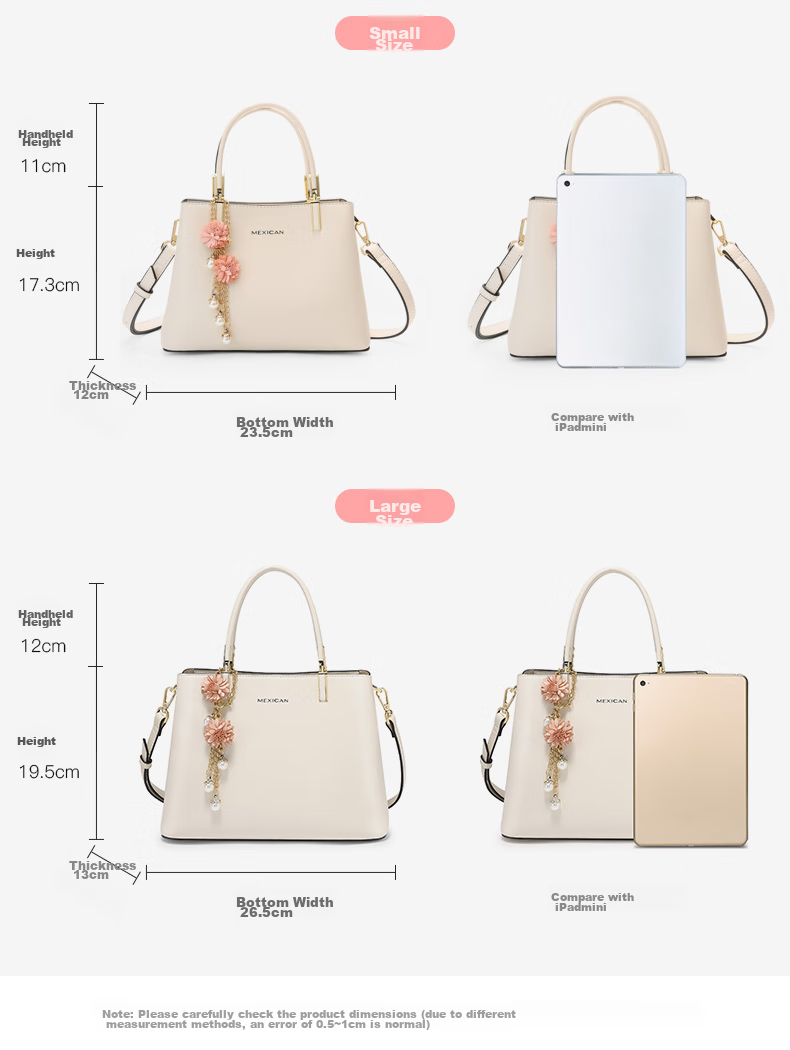 MEXICAN Handbag, Women's Bag for Commuting, 2026 Crossbody Shoulder Bag, Light Luxury, Valentine's Day Gift for Wife Or Girlfriend 9