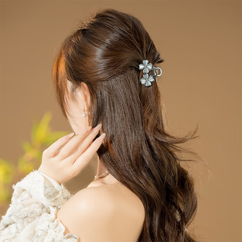 CHIMERA Floral Hair Claw Clip Elegant Medium Bangs Hairpin Shoulder Hair Clip Hair Accessories for Women Birthday Gift