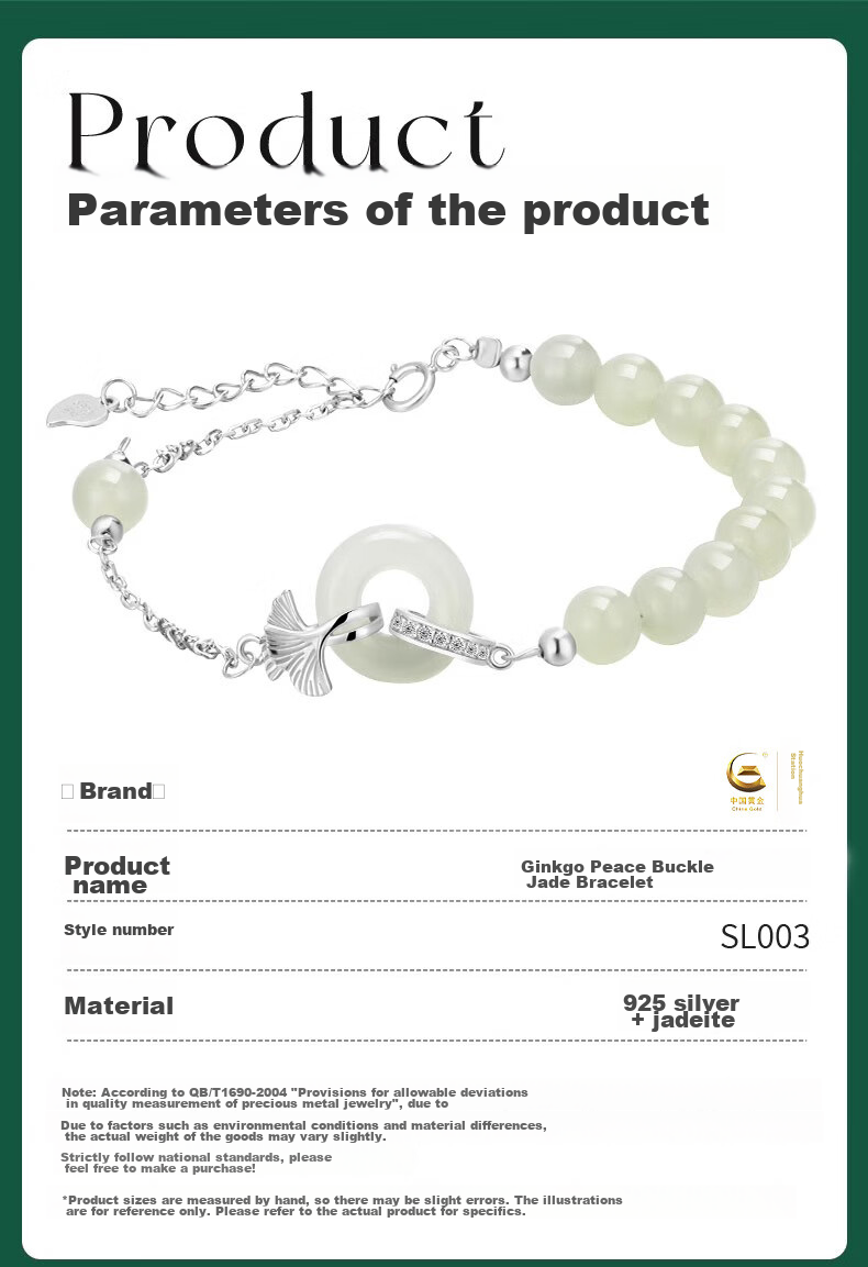 Zhoubaifu Three Lives Lucky Silver Bracelet for Women with Peace Buckle, Birthday Gift for Girlfriend Or Wife 8