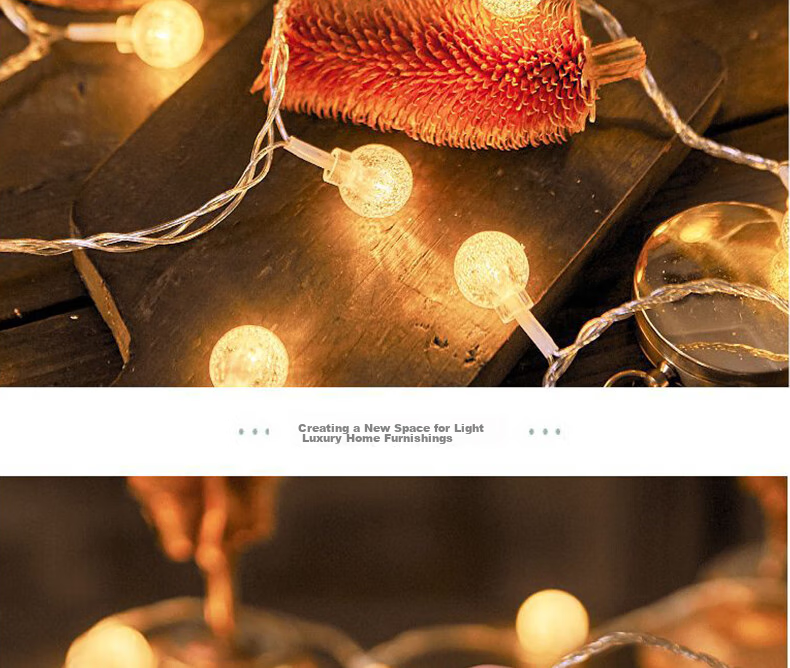 Abaoli LED String Lights Birthday Colorful Flashing Lights for Room Bedroom Dormitory Yard Outdoor Decoration Tent Camping Light Strip 16