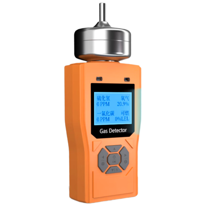 Beihai Pump-Suction Four-In Gas Detector, Combustible Gas Oxygen CO Hydrogen Sulfide, Confined Space Alarm PLT300-4