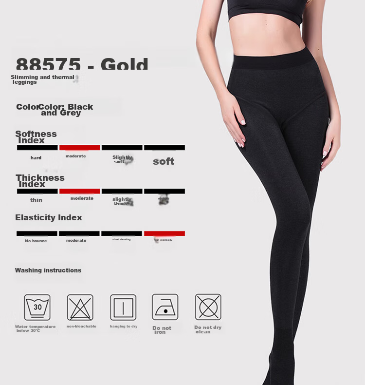 Afandi Thick Warm Pants And Socks for Women, Comfortable Cotton-Like Fleece Slimming Base Layer Leggings And Socks [2024 Fall New Product] 12