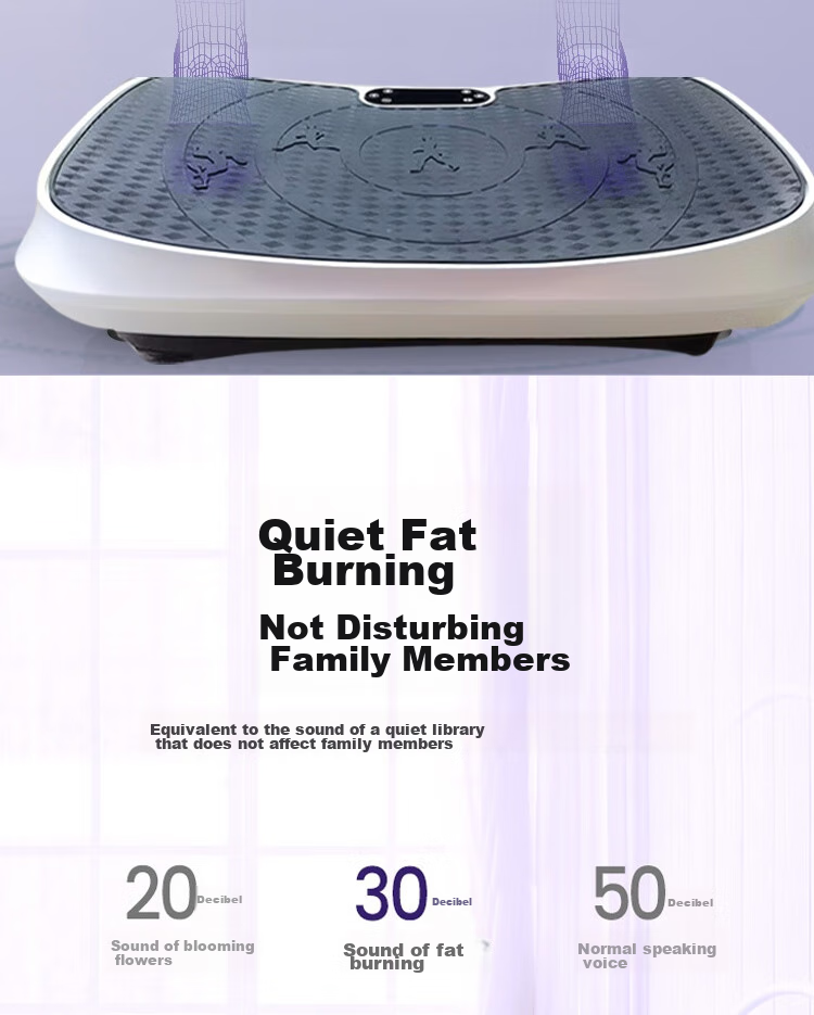 Suncao SC-FM50 Fat-Burning Machine, Home Use Lazy Machine, Body Shaping Equipment, Slimming Vibration Fitness Equipment, Tech Silver 9