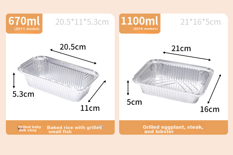 Faxilon Air Fryer And Oven-Specific Aluminum Foil Trays, 21cm*50 Pieces, High-Temperature Resistant for Home And Outdoor Barbecue Use 4