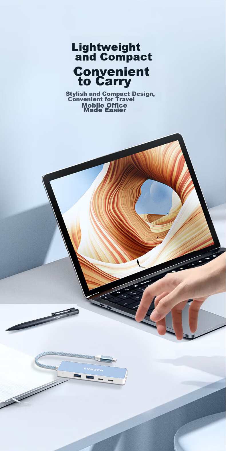 Lenovo Invests in Brand Yinengzhe Type-C Expansion Dock, HDMI Cable Converter, Hub Splitter, 4K60Hz Screen Mirroring, PD Fast Charging, Suitable for Laptops And Desktop Computers 9