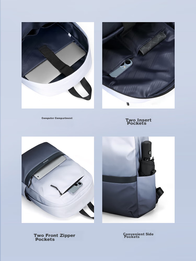 GOLF Backpack for Men And Women, Casual Laptop Backpack for Students, Gradient Commuter Outdoor Travel Backpack, Ink Wash Color 7