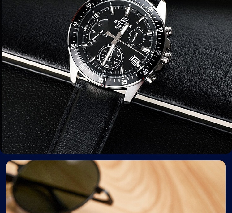 CASIO EDIFICE Men's Fashion Business Student Quartz Watch EFV-540D-1A 20