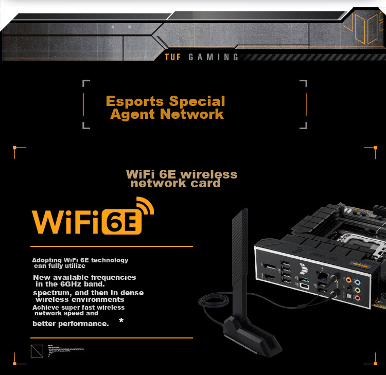ASUS TUF GAMING B760M-PLUS WIFI II Chuangpaoshou Second Generation DDR5 CPU 14600KF/14700KF (Intel B760/LGA 1700) 20