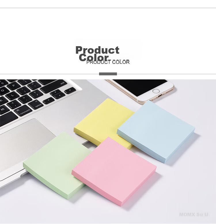 COMIX Sticky Notes/Notepad/Pad/Note Pads (76x76mm), 12 Books/1200 Sheets, D6002, Random Color 10