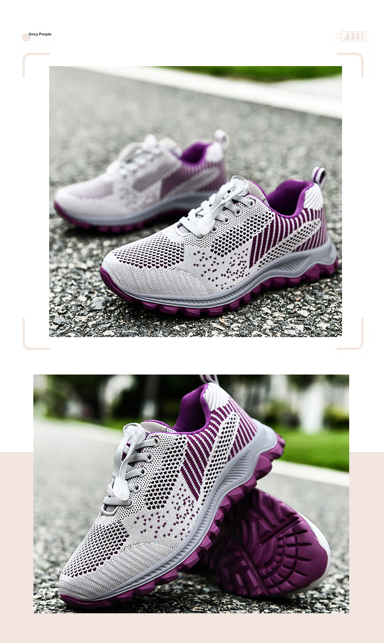 Pounise Elderly Women's Shoes, Middle-Aged And Elderly Mom Shoes, Lightweight Comfortable Walking Shoes, Grandma Travel Sports Shoes, PJJ-2063, Jujube Red, 38/240(1.5) 11