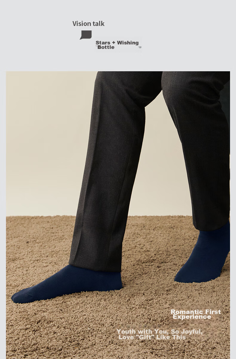 THREEGUN Men's Business Socks, Casual Low-Cut Athletic Solid Color Simple Socks, Men's Short Socks [5 Pairs Pack] 5