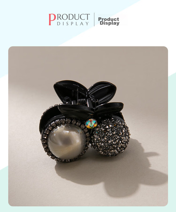 CHIMERA Light Luxury Princess Hair Claw Clip, Bangs Clip, Side Clip, Hairpin, Hair Accessory, Women's Mid-Autumn Festival Gift 4