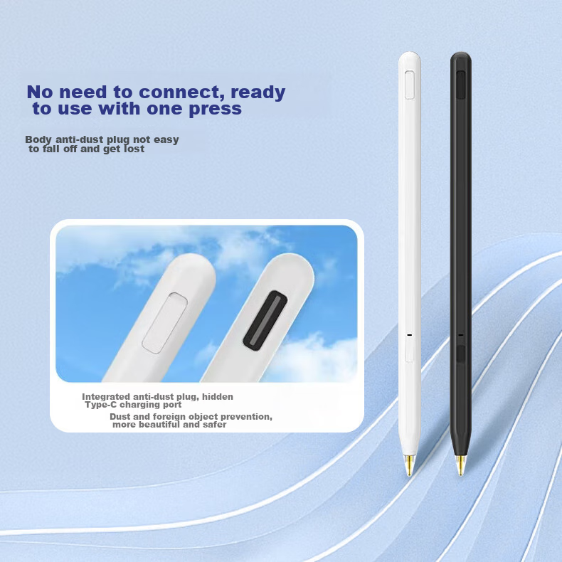 KOVOL [Compatible with Phones And Tablets] Upgraded Three-In IPad Capacitive Stylus, Mobile Touch Pen, Tablet Writing Pen, Computer Touchscreen Compatible for Apple, Huawei, Xiaomi, Gaming And Drawing 2