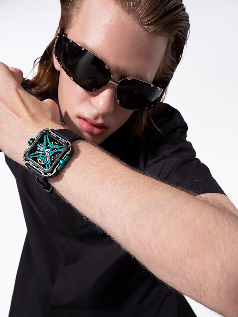 CIGA Design Jia Fengmang Series Mechanical Wristwatch Trendy X Series Gorilla Skeleton Watch, Men's Style, Birthday Gift 5