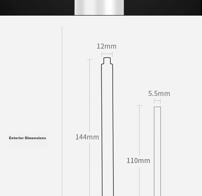 Deli [Drop-Resistant Little Warrior] Metal Pen Clip Quick-Drying Retractable Gel Pen Signing Pen Office Pen, 0.5mm ST Reinforced Needle Tube, 12 Pcs/box Black S88 15