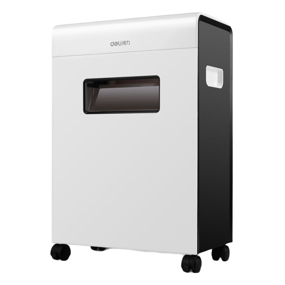 Deli Paper Shredder, Level 4 Security, Single Pass 8 Sheets, 10 Minutes Continuous Shredding for Office And Home Use, File Shredder, 16L Capacity, Can Shred Discs And Staples, 9911