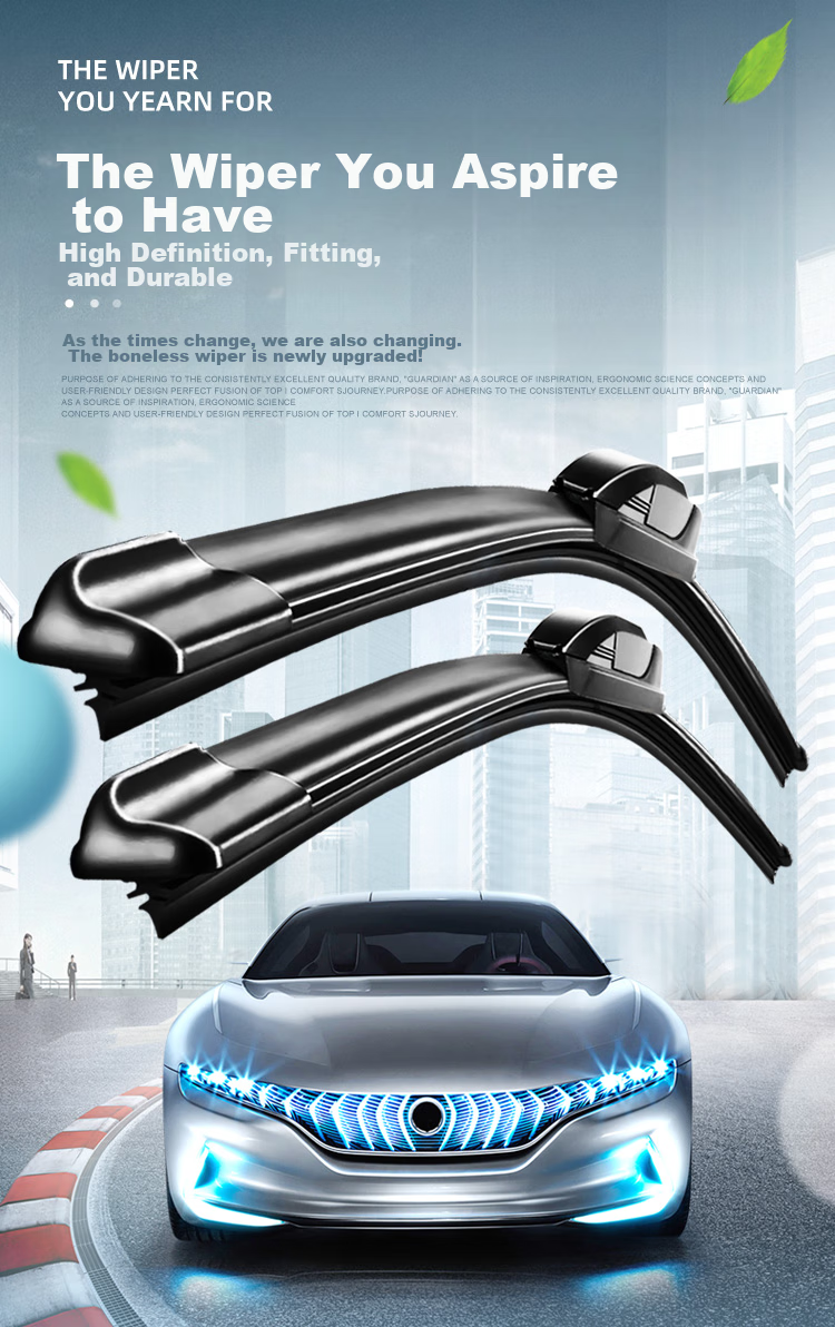 Aoye Windshield Wipers for BMW X5 (2014-2018 Models)/X6 (2015-2019 Models), Frameless Wiper Blades, Front Window Wipers, 1 Pair, 24+20 Inches 2