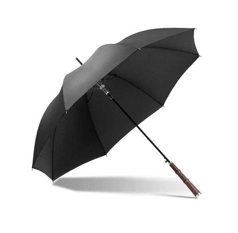 ZUODU Long-Handle Umbrella Straight Pole Rain Umbrella for Men, Enlarged Thickened Durable Windproof Business Straight Handle Umbrella Camping Double-Person Extra-Large High-End 17