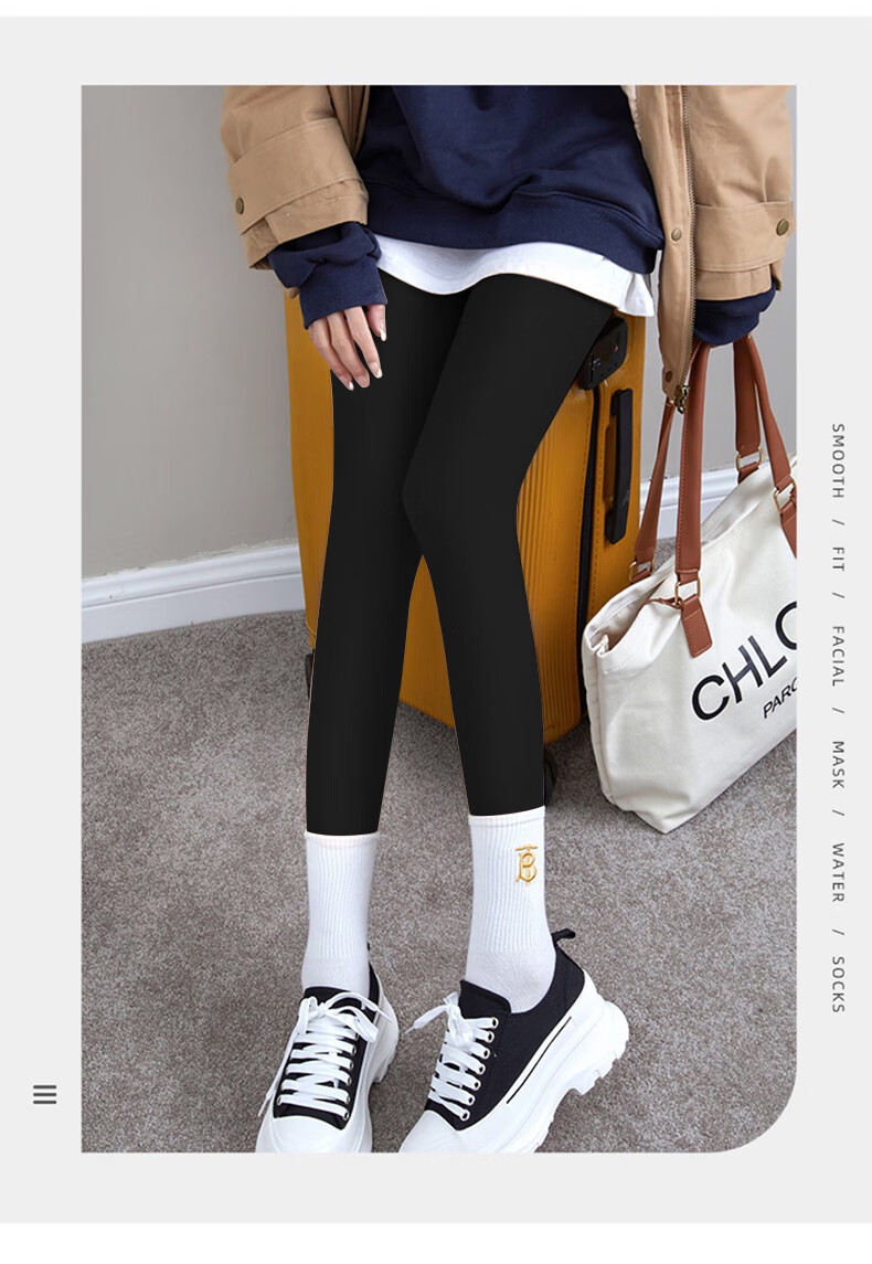 LangSha 2-Pack Women's Bare Leg Miracle, Fleece-Lined Thickened Leggings Socks, Autumn And Winter Wearable, Seamless Thigh-High Stockings 20