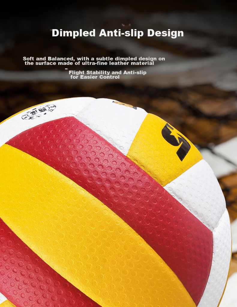 Star Volleyball No. 5 Ball, Official Ball for The Eleventh Sports Meeting, Hard Volleyball Competition Ball VB215-34 4