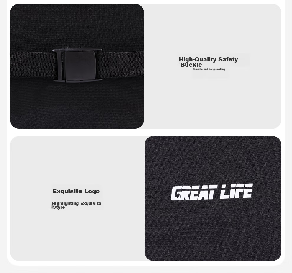 GREAT LIFE Car Headrest And Lumbar Support Set with Memory Foam Neck Pillow And Waist Cushion, In-Car Neck Protection And Lumbar Support Pad 16