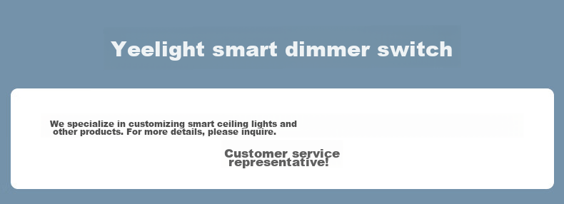 Yeelight Lingdong Switch Socket, Double Switch Suitable for Living Room And Bedroom, Ceiling Light Wall Switch, Self-Rebound, Non-Detachable 14