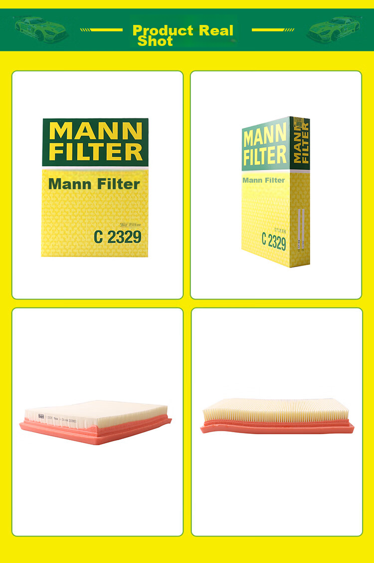 MANNFILTER Air Filter Element C2329 for Qijun, Lanbird, Qida, Xuanyi, Kela, Aoyou Q70/Sentra 9