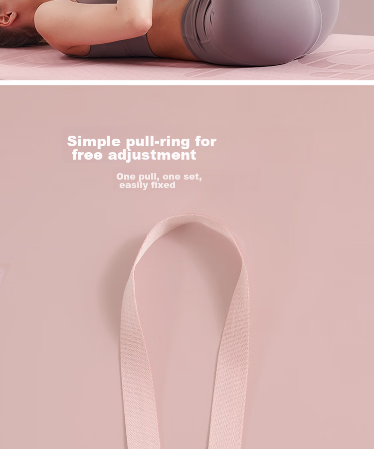 Yottoy Yoga Mat Strap, Exercise Stretch Rope Accessory Pad, Strap with Portable Hand Storage Rope 9