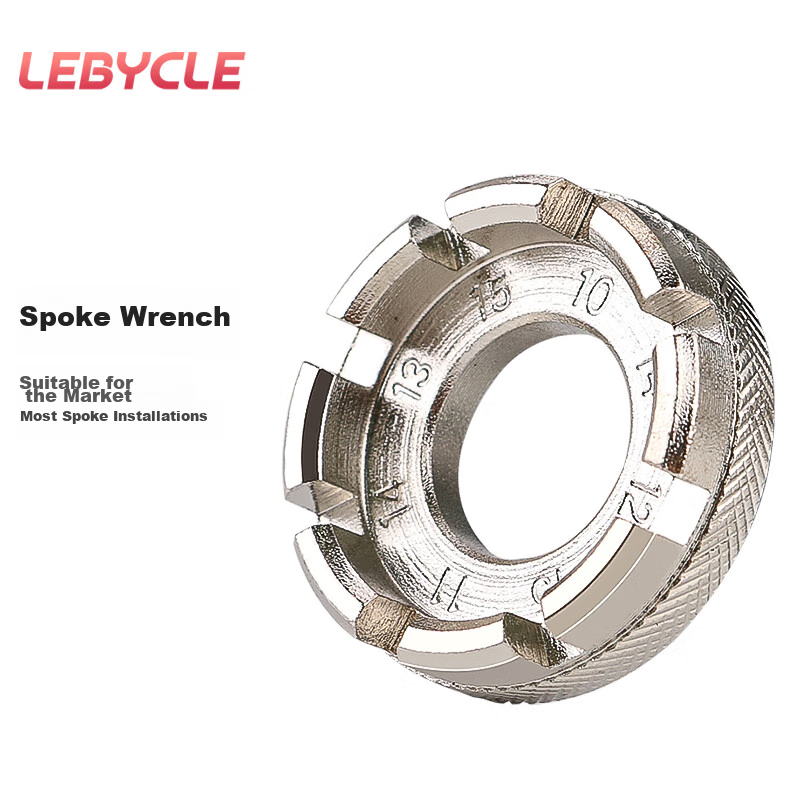 LEBYCLE Bicycle Spoke Wrench, Universal Wheel Spoke Tool, Wheel Tightening Steel Wire Adjustment Tool, Repair And Maintenance Tool